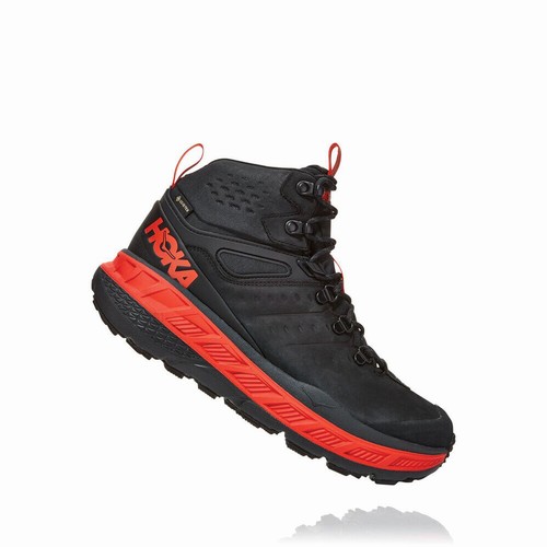 Hoka One One STINSON MID GORE-TEX Hiking Shoes For Men India Black IN-8674